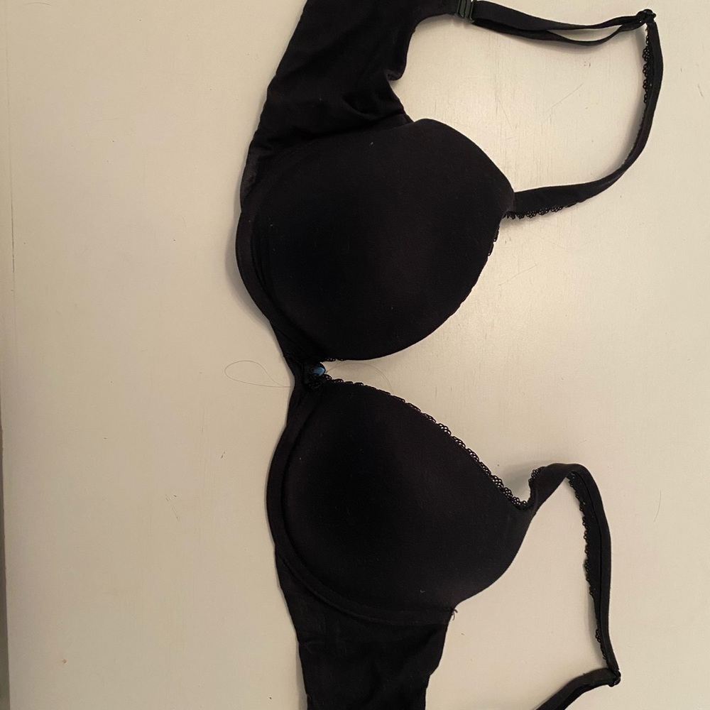 Black Victoria Secret Push Up Bra